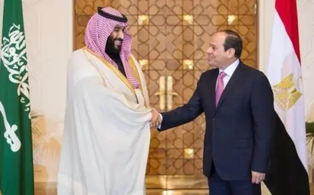 الرئيس السيسي يستضيف ولي العهد السعودي محمد بن سلمان في زيارة عمل تاريخية لمصر غدًا