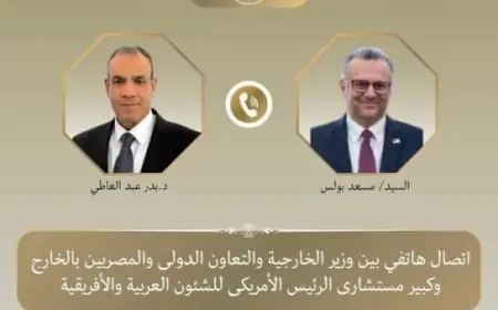 مصر وأمريكا تتباحثان حول أزمة إيران وجهود خفض التوتر في السودان