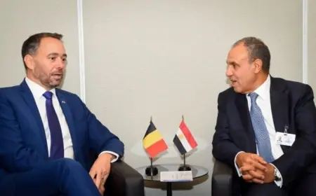 وزير الخارجية يجتمع مع نائب رئيس الوزراء ووزير الخارجية البلجيكي لتعزيز العلاقات الثنائية