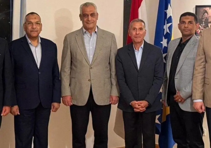 وزير الإنتاج الحربي يلتقي سفير مصر في البوسنة والهرسك خلال معرض درع البلقان 2026