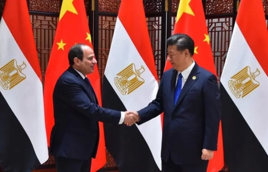 قمة استراتيجية اليوم بين الرئيس السيسي وشي جين بينج في قصر الاتحادية بمصر
