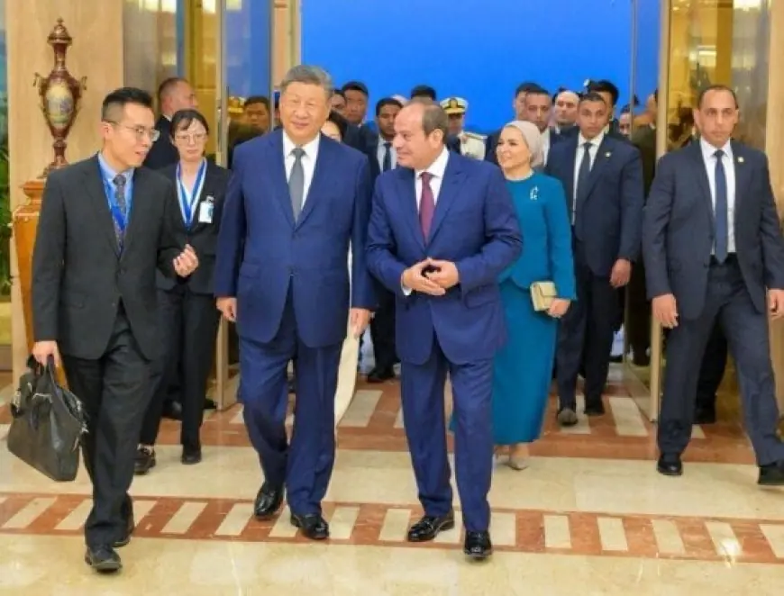 مصر والصين تعلنان عن تعزيز الشراكة الاستراتيجية الشاملة من خلال بيان مشترك
