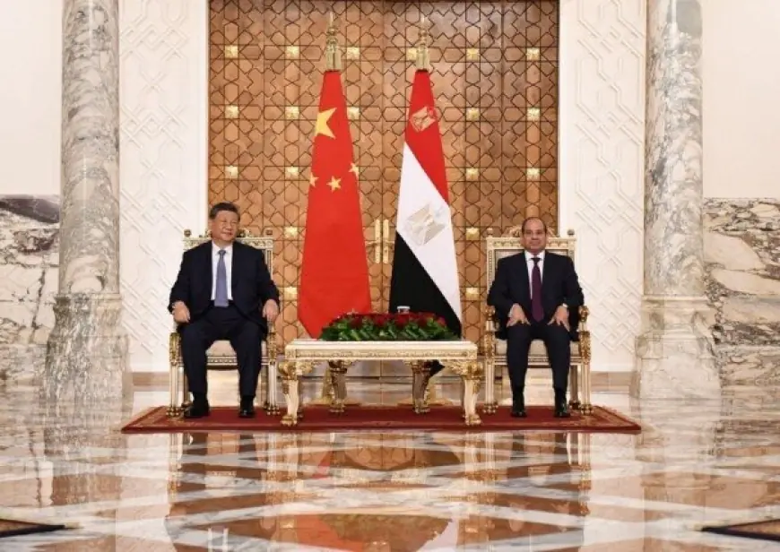 رئاسة الجمهورية تنشر فيديو استقبال الرئيس الصيني في قصر الاتحادية ادخلوا مصر إن شاء الله آمِنِينَ