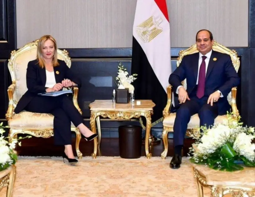 الرئيس السيسي يدعو رئيسة وزراء إيطاليا لزيارة مصر في رسالة خطية خاصة