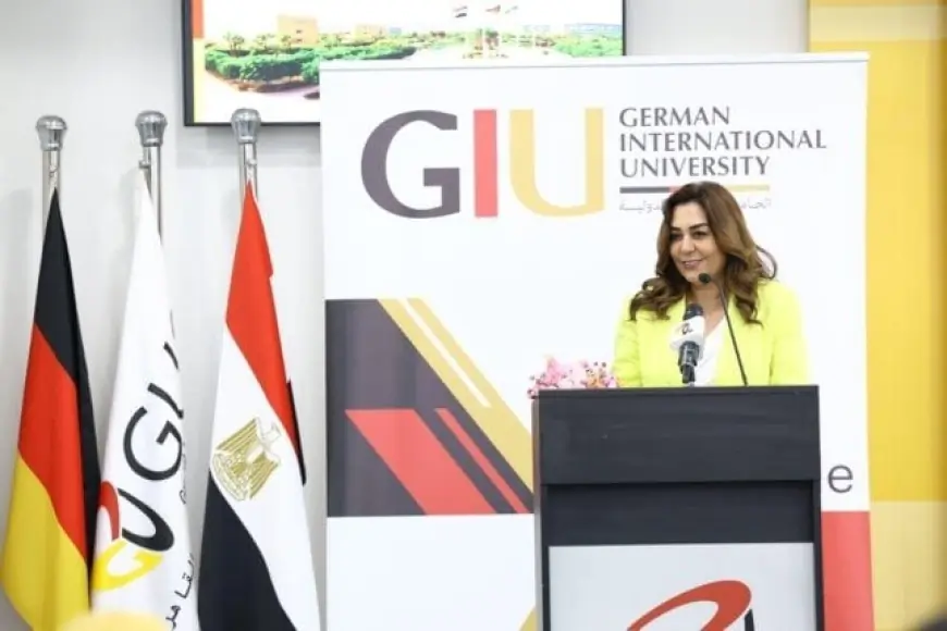 وزيرة التنمية المحلية تحتفل بتكريم أوائل الثانوية في الجامعة الألمانية