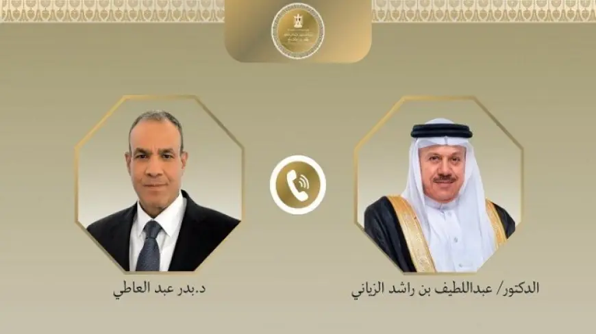 وزير الخارجية يناقش مع نظيره البحريني تعزيز العلاقات الثنائية والأوضاع الإقليمية الحالية
