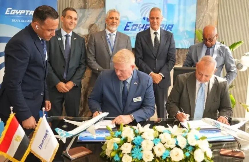 مصر للطيران تعزز شراكتها مع بوينج لتطبيق نظام متطور لإدارة صحة طائرات B737MAX