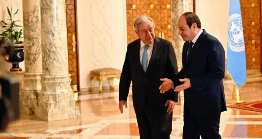 الرئيس السيسي يؤكد commitment مصر لتعزيز التعاون المثمر مع الأمم المتحدة ووكالاتها المتنوعة