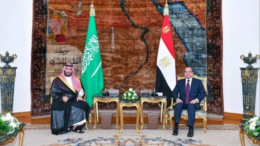 الرئيس السيسي وولي العهد السعودي يجتمعان غدا في لقاء ثنائي وجلسة موسعة لتعزيز العلاقات الثنائية