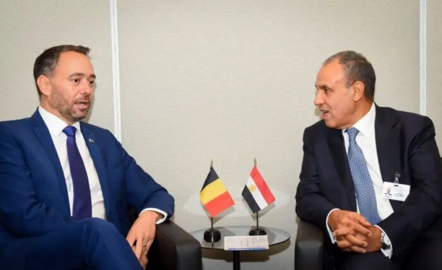 وزير الخارجية يجتمع مع نائب رئيس الوزراء ووزير الخارجية البلجيكي لتعزيز العلاقات الثنائية