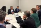 لقاء مثمر بين وزير الخارجية ورئيسة البنك الأوروبي لإعادة الإعمار والتنمية