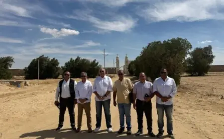 بحوث الصحراء يبدأ مشروع revitalization الزراعات في دير الأنبا موسى النبي برأس سدر
