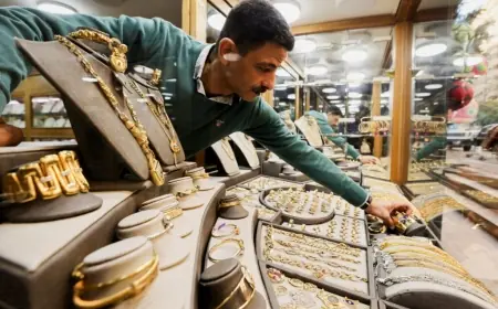 قفزة أسعار الذهب في محلات الصاغة الآن عيار 21 يصل إلى 6190 جنيهًا