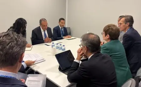 لقاء مثمر بين وزير الخارجية ورئيسة البنك الأوروبي لإعادة الإعمار والتنمية