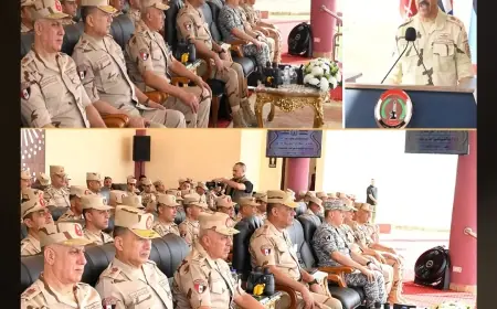 وزير الدفاع يتابع عن كثب تنفيذ المشروع التكتيكي الميداني بالذخيرة الحية لوحدات الجيش الثاني