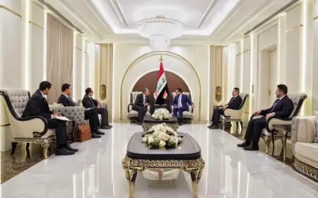 وزير الخارجية يعزز دعم مصر لوحدة العراق بلقائه مع رئيس حزب تقدم العراقي