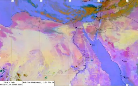 تقدّم السحب الممطرة نحو جنوب الوجه البحري وفقًا للأرصاد الجوية