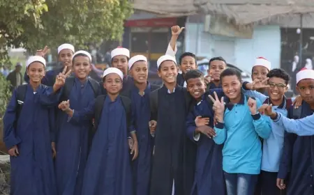 بالصور احتفال طلاب معهد الرمادي بأسوان يجسد روح المحبة داخل المعاهد الأزهرية