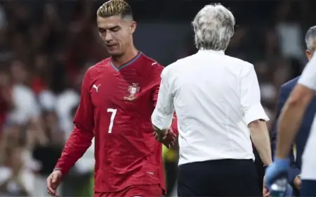 الاتحاد البرتغالي يعلن عقوبة رونالدو بعد خلافه مع جيسوس