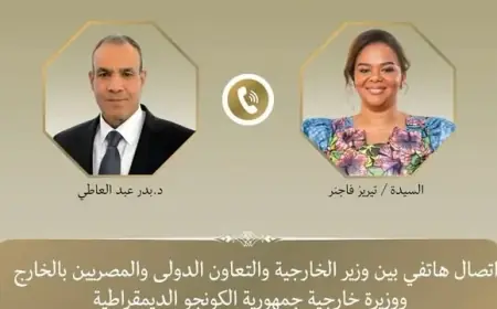 محادثة هاتفية بين وزيري الخارجية لبحث تعزيز التعاون الثنائي بين البلدين