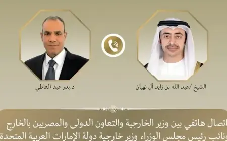 محادثة هاتفية بين وزيري الخارجية في الإمارات والسعودية تبحث العلاقات الثنائية وتطورات المنطقة الأخيرة