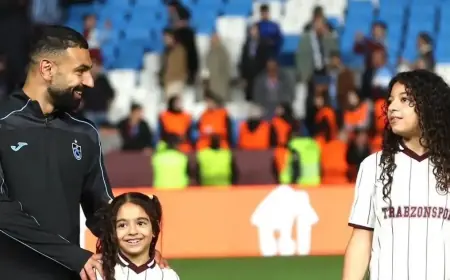 محمد صلاح يشارك لحظات احتفال بفوز طرابزون سبور على هارتس بصور مميزة مع ابنتيه مكة وكيان