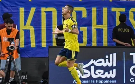 رونالدو يتألق بقيادة النصر لفوز ساحق على الفيصلي بثلاثة أهداف في الدوري السعودي