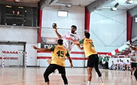 الزمالك يبدأ رحلة انتصاراته في دوري المحترفين لكرة اليد بفوز مثير على المعادي