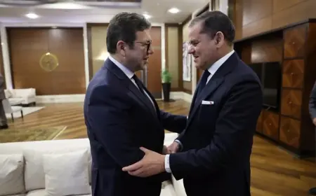 رئيس المخابرات المصرية يناقش مع رئيس الوزراء الليبي قضايا الحدود البحرية والمياه الاقتصادية