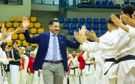رامي المكاوي يقود الاتحاد الأفريقي للكاراتيه التقليدي بإجماع كامل حتى عام 2030