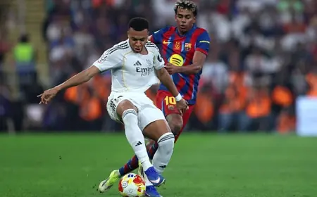 مبابي يتألق في هجوم ريال مدريد ضد برشلونة في الكلاسيكو المرتقب