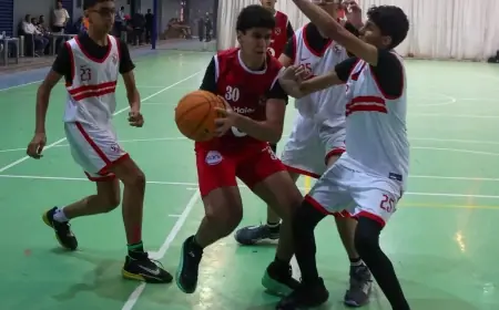 شباب سلة الأهلي يحققون فوزا ساحقا على الزمالك بفارق 71 نقطة في دوري المرتبط 99-28