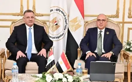 وزير الري يبرز جهود مصر لتعزيز التعاون المائي مع العراق