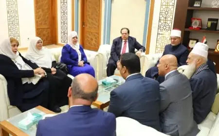 مفتي الجمهورية يلتقي بالنائب محمد أبو العينين في زيارة هامة
