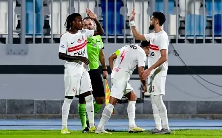 شيكو بانزا يسجل هدف التقدم الحاسم للزمالك ضد المقاولون العرب في اللحظات الأخيرة