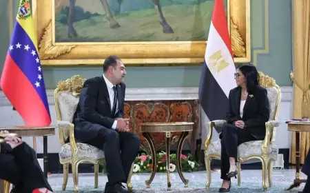 السفير المصري يسلم أوراق اعتماده لرئيسة فنزويلا البوليفارية اليوم