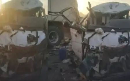 حادث مروع في أكتوبر: مصرع 9 وإصابة 20 في تصادم ميكروباص وملاكي بالطريق الأوسطي