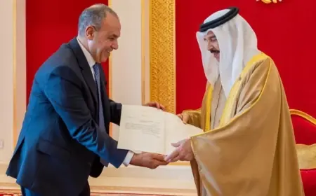 وزير الخارجية ينقل رسالة خاصة من الرئيس السيسي إلى عاهل البحرين