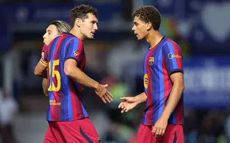 تشكيل برشلونة أمام ديبورتيفو ألافيس في الدوري الإسباني حمزة عبد الكريم بديلاً
