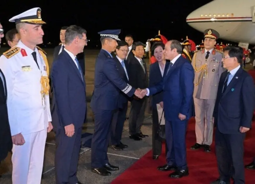 الرئيس السيسي يستعرض فرص الشراكات الاستراتيجية المستدامة بين مصر وكوريا