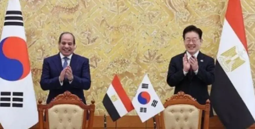 الرئيس السيسي يعلن عن مشروع إنشاء منطقة صناعية كورية في مصر لتعزيز الصادرات للأسواق العالمية