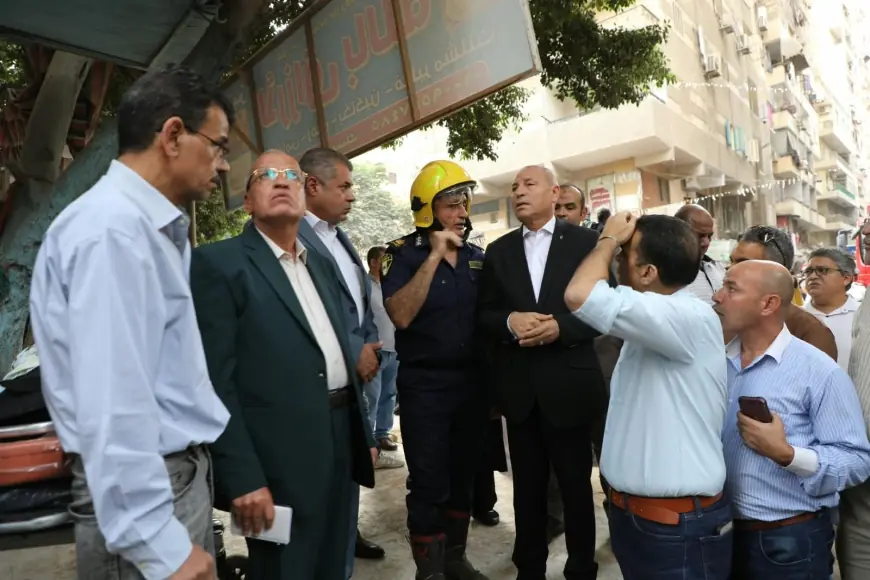 محافظ القاهرة يعلن إنقاذ 6 ناجين من موقع انهيار عقار حدائق القبة حتى الآن