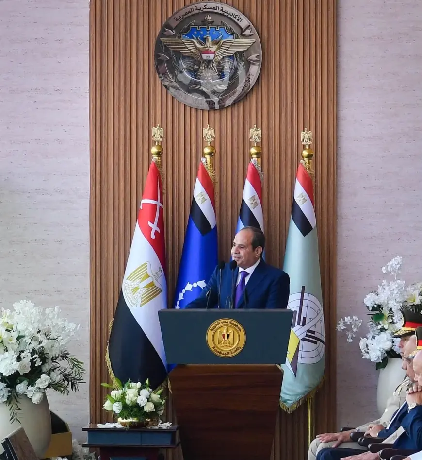 تفاصيل كلمة السيسي التاريخية كاملة في حفل تخرج الأكاديمية العسكرية 15 رسالة مهمة للشعب