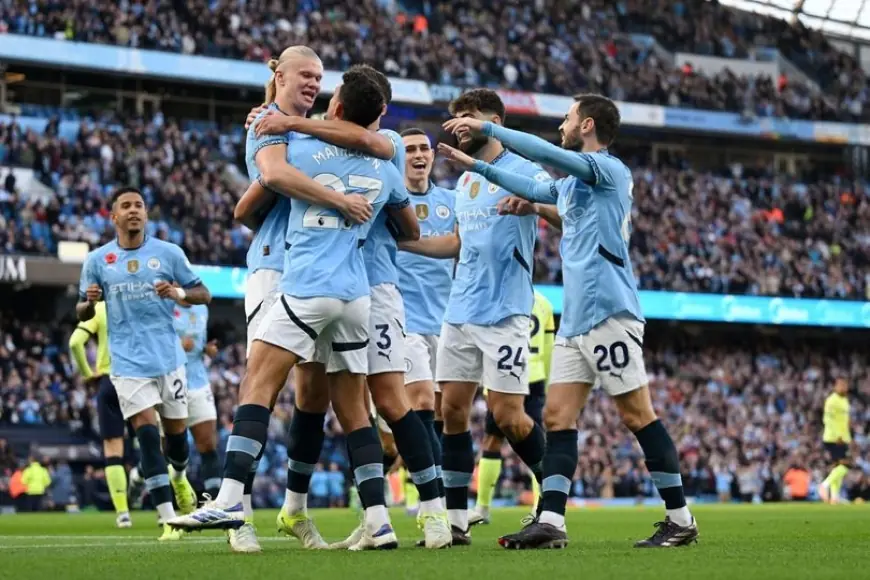 مانشستر سيتي يتألق ويفوز على إيبسويتش تاون بثلاثة أهداف مثيرة في الدوري الإنجليزي