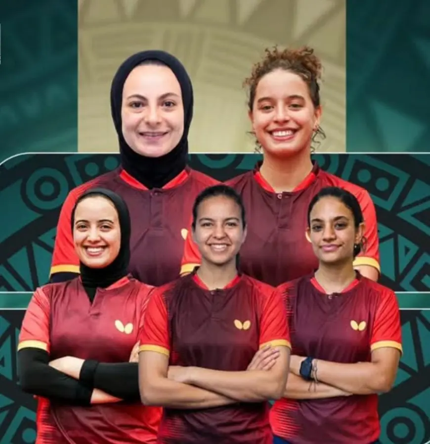 وزير الرياضة يحتفل بفوز منتخب سيدات تنس الطاولة ببطولة أفريقيا للفرق