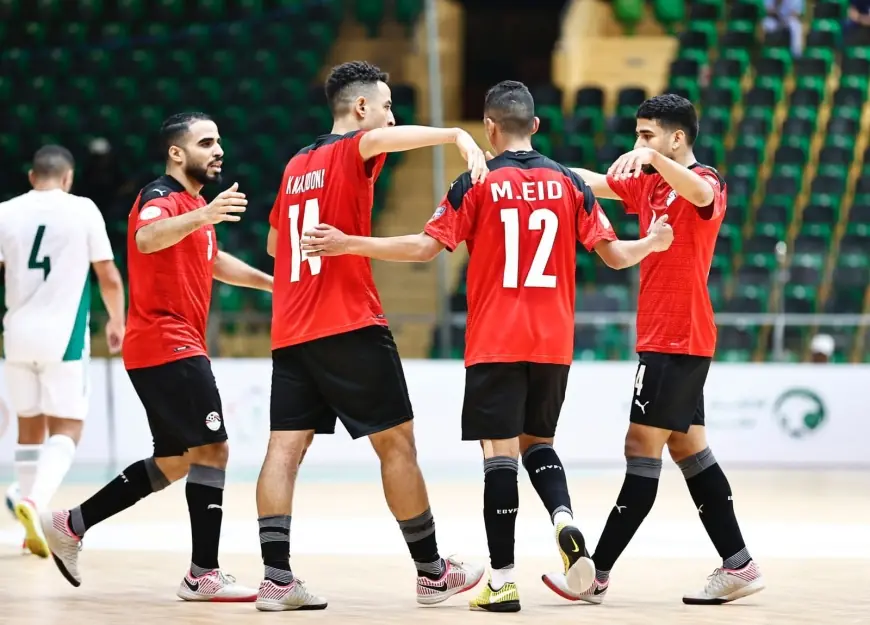 صراع ساخن بين منتخب مصر لكرة الصالات والجزائر على البرونزية في بطولة أفريقيا