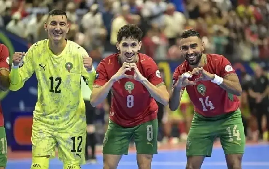المغرب يحقق الانتصار التاريخي بفوزه الرابع بكأس أمم أفريقيا لكرة الصالات