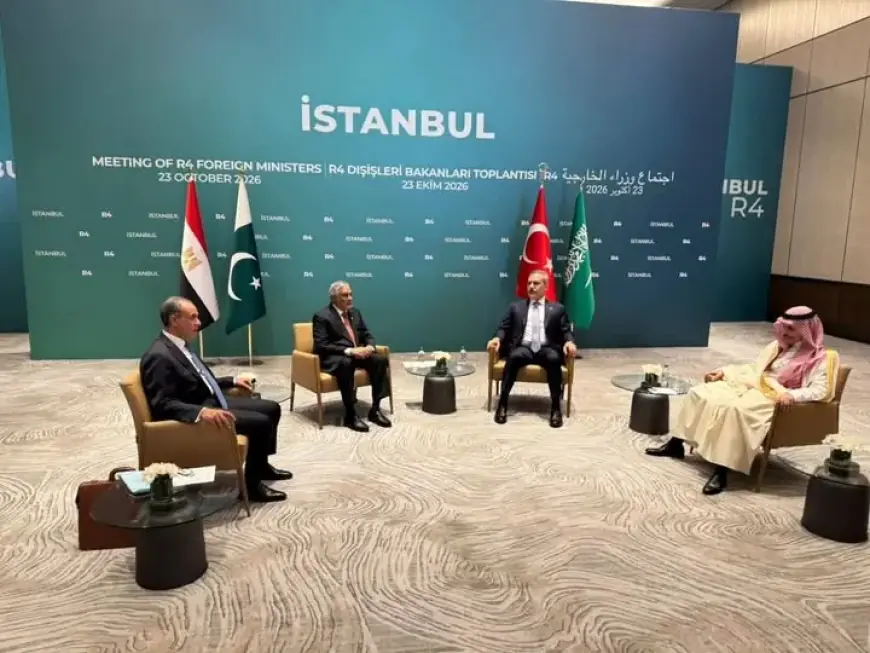 مشاركة وزير الخارجية في اجتماع وزراء خارجية مجموعة R4 في إسطنبول