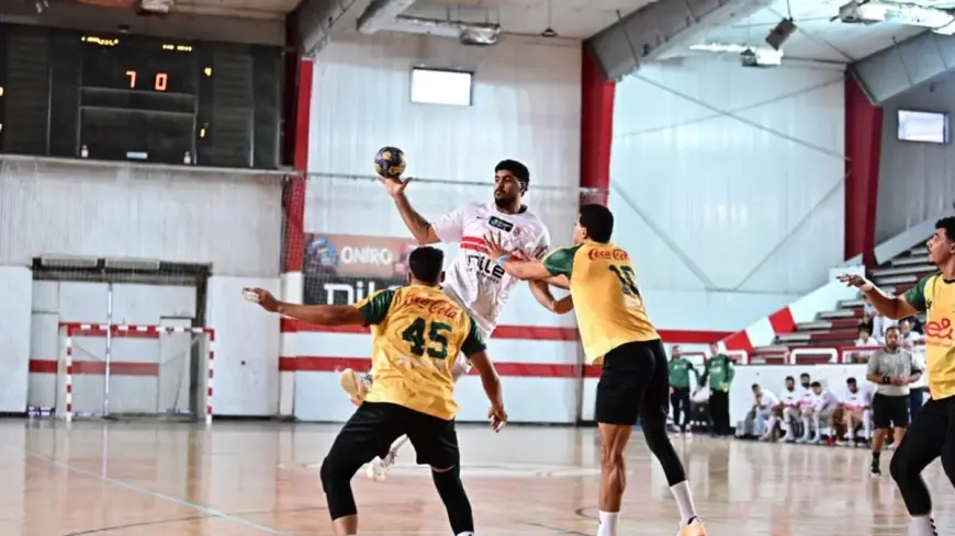 الزمالك يبدأ رحلة انتصاراته في دوري المحترفين لكرة اليد بفوز مثير على المعادي