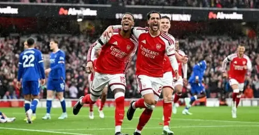 أرسنال ينتصر على إيفرتون ويشتعل سباق الصدارة مع مانشستر سيتي في الدوري الإنجليزي